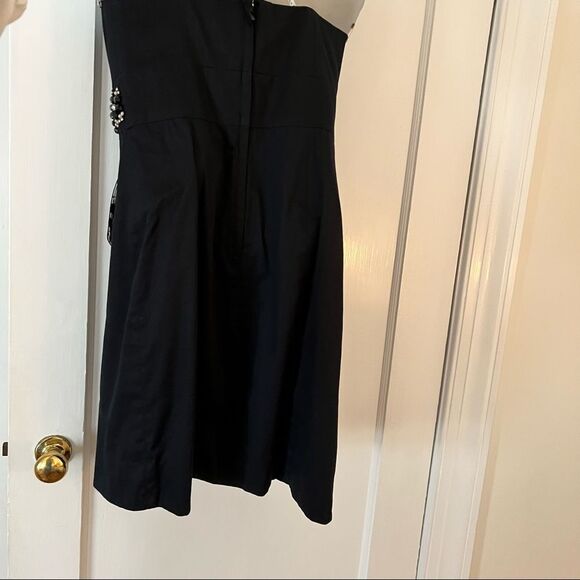 Lilly Pulitzer Crystal Late Night Toile Embellished Strapless Dress - Picture 4 of 11